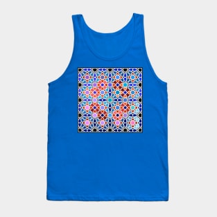 Zellige Islamic Geometry Tank Top